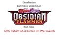 Pokémon Karten TCG, Obsidian Flammen, Einzelkarten deutsch Common/Uncommon