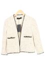 ZARA Tweed Blazer Sakko XS Bunt Damenjacke