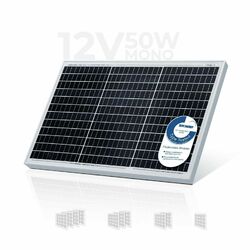 Yangtze Power® Solarpanel Solarmodul 12v 50W Mono Photovoltaik Solarzelle