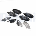 DELPHI Bremsbelagsatz Scheibenbremse LP3608 für TOYOTA HR COROLLA YARIS VAN 4WD