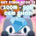 100M-50B GEM SHOP 💎 PET SIMULATOR 99 GEMS 💎 ROBLOX 💎 FAST DELIVERY💎PET SIM99