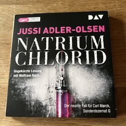 Hörbuch Jussi Adler-Olsen "Natrium Chlorid ", Der 9. Fall Carl Morck 2 MP3 - CDs