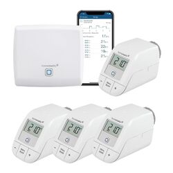 Homematic IP Starter Set Smarte Heizung • 4x Thermostat Basic • Access Point