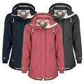 Dry Fashion Damen Softshell-Mantel Softshelljacke Wien Fleece-Innenfutter Kapuze