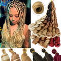 Afro French Curls Braiding Haarverlängerung Lockig Twist Flechthaar Braids Lang