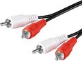 Audio Cinch Kabel  1,5m 150cm 2x Stereo Stecker AUX RCA Chinch Verbindungskabel