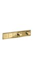 Hansgrohe Thermostat Unterputz RainSelect Fertigset 2 Verbraucher Polished Gold 