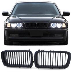 Sport Kühlergrill Performance Schwarz Matt passend für BMW 7er E38 94-01