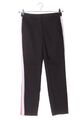 ZARA BASIC Stoffhose Damen Gr. DE 36 schwarz-weiß-rot Casual-Look