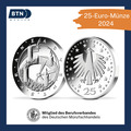 25 Euro Münze Adventskranz Stgl 2024 Reines Silber 999/1000 25€