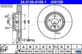 2x Bremsscheibe Ate 24.0136-0109.1 2 Bremsscheiben Vorderachse Vorne für BMW