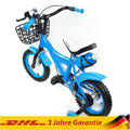 12 Zoll Kinderfahrrad Fahrrad für Kinder Junge Mädchen Kinderrad Blau Stützräder