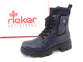 Rieker Stiefeletten Stiefel Boots Damenschuhe Schuhe Blau Warmfutter Gr. 37