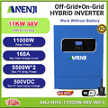 11KW Solar Inverter Off-Grid-Hybrid 2*MPPT 160A 220/230Vac 500V 48V with WIFI