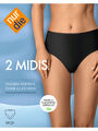 NUR DIE Slip Midi 2er Pack