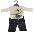 Baby Mädchen Erstaustattung Outfit Set 2tlg Geschenkset Baumwolle 3/6/12 Monate