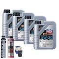 Motoröl 5W30 LIQUI MOLY 4L+MAHLE Ölfilter +Spülung +Cera Tec