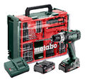 Metabo BS 18 L Set Mobile Werkstatt Akku-Bohrschrauber 2 x 2 Ah Li-Ion im...