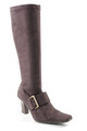 UNISA Absatz Stiefel Damen Gr. DE 36 dunkelbraun-goldfarben Casual-Look