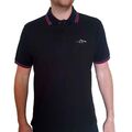 Pink Floyd Polo Shirt Dark Side of the Moon Prism Band Logo offiziell Herren