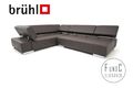 Brühl & Sippold  Sunrise Lounge Garnitur Couch Sofa EcksofaLeder braun Funktion