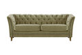 -42% CHESTERFIELD DESIGN SOFA SESSEL 2 3 SITZER SAMTSTOFF FARBEN MASSIVHOLZFÜSSE