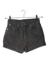 WEEKDAY Jeansshorts Damen Gr. DE 34 schwarz Casual-Look