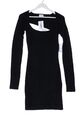 NA-KD Strickkleid Damen Gr. DE 36 schwarz Casual-Look