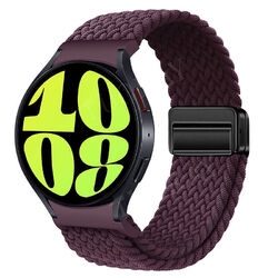 Magnet Nylon Armband für Samsung Galaxy Watch 7 & FE 6 5 4 40 44mm 4 6 Classic