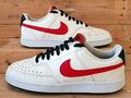 Nike Court Vision Low Next Nature Trainers UK7/US8/EU41 DH2987-102 Cream/Black