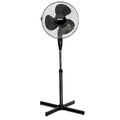 SALCO Standventilator, schwarz, Ø 40cm, 3 Stufen, Oszillation, B-Ware