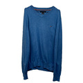 Tommy Hilfiger Pullover Gr. L Blau Sweatshirt Premium Cotton