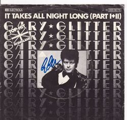 7'' Single - Gary Glitter - It takes all night long