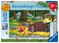 Ravensburger Kinderpuzzle 05226 - Grüffelo und die Tiere des Waldes - 2x12...