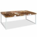 Couchtisch Teak Harz 110 x 60 x 40 cm 