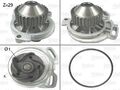 VALEO Wasserpumpe Motorkühlung 506132 für AUDI 90 B3 C3 100 200 8G7 85 89 893 B2