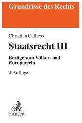 Staatsrecht III | Christian Calliess | 2022 | deutsch