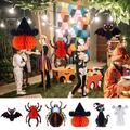 2 Stck. Halloween Wabenball Fledermaus Dekor lustig Geisterdekor UK Spinnenschläger X9P0