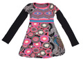 Desigual Ballonkleid Jersey-Kleid Langarm Gr. 146/152 (11/12) bunt Mustermix