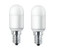 Attralux by Philips Kühlschranklampe T25 LED E14 Kühlschrankbirne 3,2W = 25W 2er