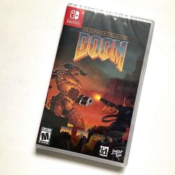 Nintendo Switch „Doom The Classics Collection" Trilogie Limited Run Games SEALED