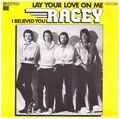 RACEY - LAY YOUR LOVE ON ME - SINGLE VINYL   +++TOP ZUSTAND+++