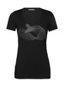 ICEBREAKER - Merino Tech Lite Short Sleeve Scoop T-Shirt Polar Fox - 150 g/m²