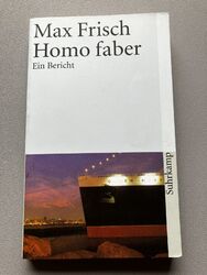 Homo faber Max Frisch ein Bericht 2004 Taschenbuch 9783518368541