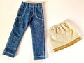 PUPPENKLEIDUNG Set Jeans Rock