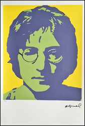 ANDY WARHOL * John Lennon * signed lithograph * Kunstdruck * limited # xx/100