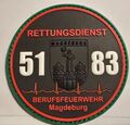 Patch Kletti Berufsfeuerwehr Magdeburg BFMD Rettung N E U