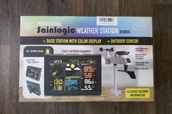 Sainlogic Funk-Wetterstation mit Außensensor und Wettervorhersage