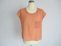 Zarte Bluse  ✮ edc by ESPRIT ✮  Gr.S aber OVERSIZE  Hellorange   VoKuHiLa  ✮TOP✮