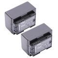 2x CAMCORDER Akku BATTERIE + CHIP 1600mAh für Canon Legria HF M506 BP-718